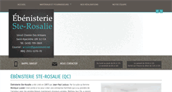 Desktop Screenshot of ebenisteriesterosalie.com